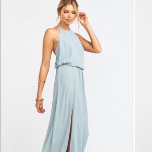 Show Me Your MuMu Heather Halter Dress